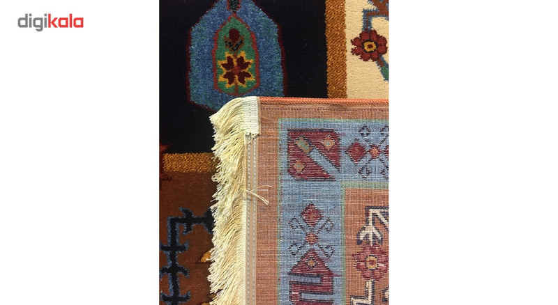 گبه ماشینی پارس نقش طرح شاهسون دارچینی گبه ماشینی پارس نقش طرح شاهسون دارچینی