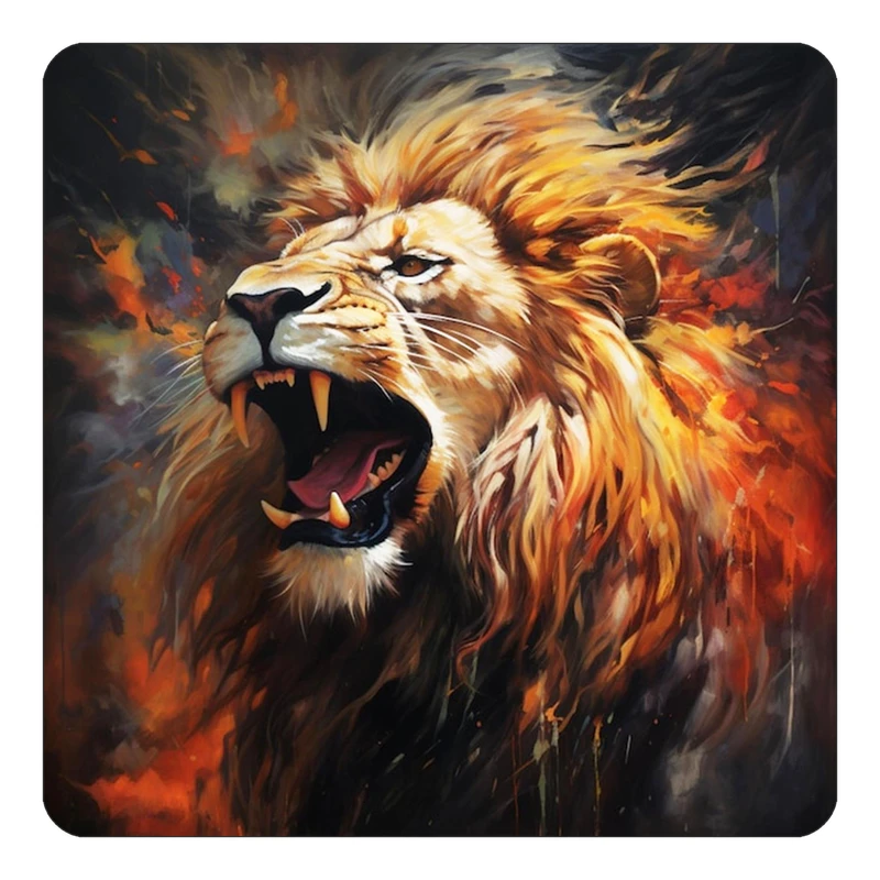 مگنت کاکتی طرح شیر مدل mp23586