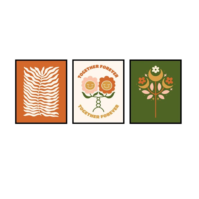 پوستر مدل همیشه با هم مجموعه 3 عددی