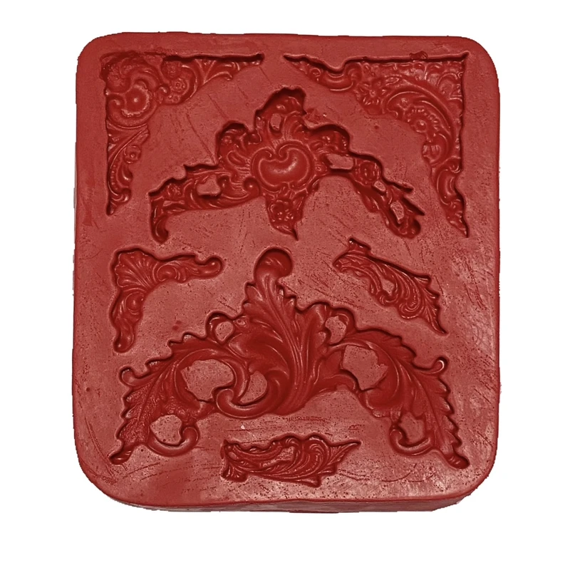 قالب شکلات مدل مالد فوندانت طرح مولد حاشیه کد M7