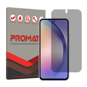 Promate Resistant model privacy screen protector suitable for Samsung Galaxy A54 mobile phone