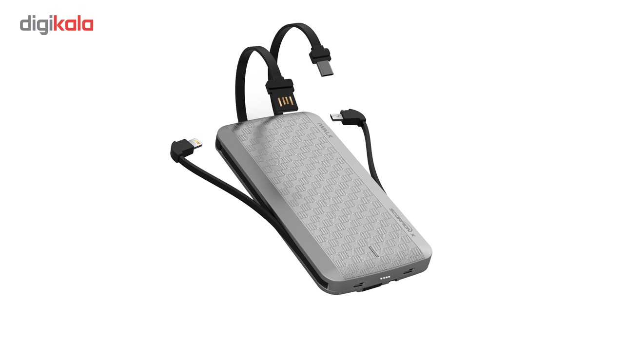 شارژر همراه آی واک مدل UBT8000X ظرفیت 8000 میلی آمپر ساعت