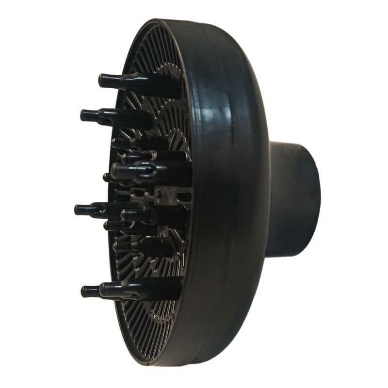 دیسپانسر سشوار حرفه‌ای حجم‌دهنده و حالت‌دهنده مو با پخش یکنواخت هوا، مناسب موهای فر و موج‌دار، کاهش وز مو، سازگار با سشوارهای دهانه 4.5 سانتی‌متر
