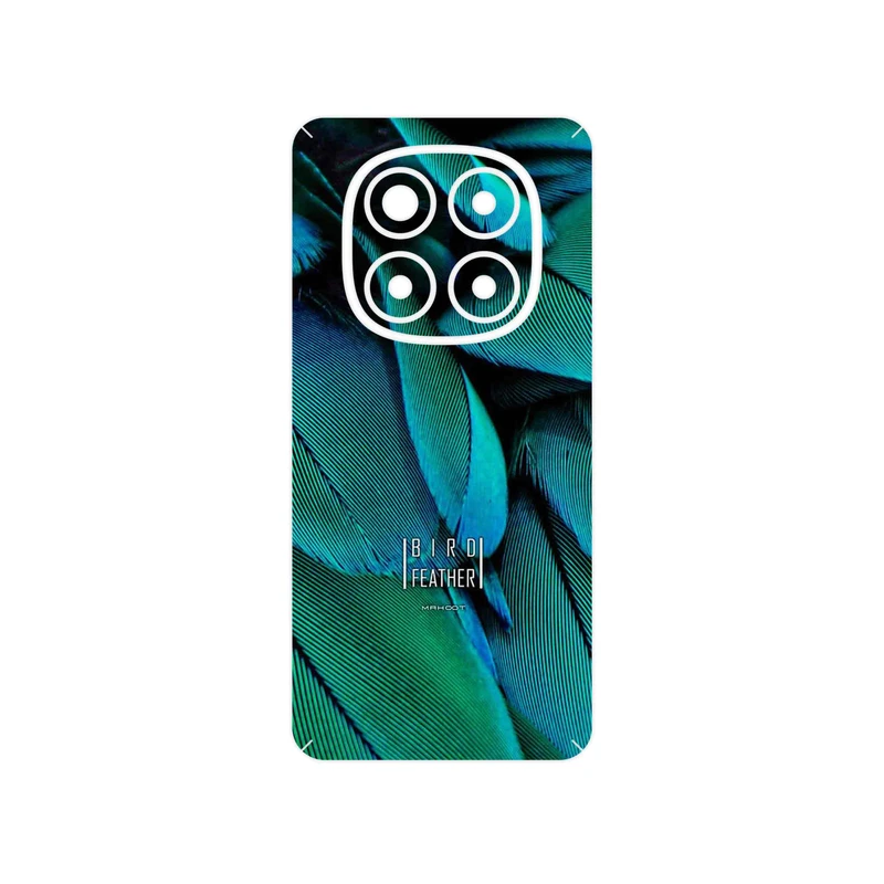 برچسب پوششی ماهوت مدل Green Feather مناسب برای گوشی موبایل شیائومی Redmi Note 14 Pro 5G