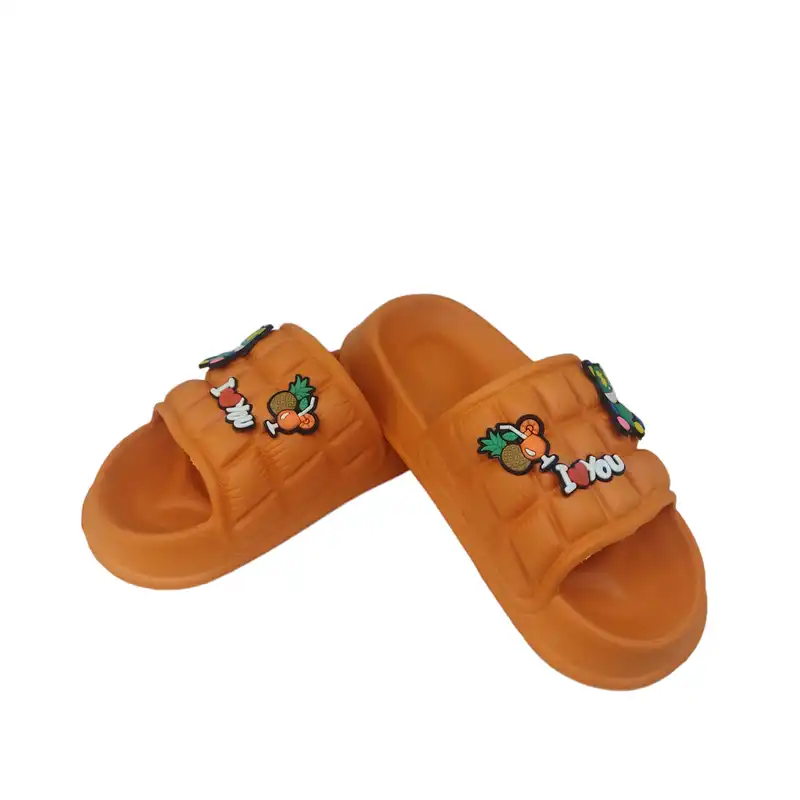 دمپایی زنانه مدل DZ106 EST استیکردار رنگ نارنجی