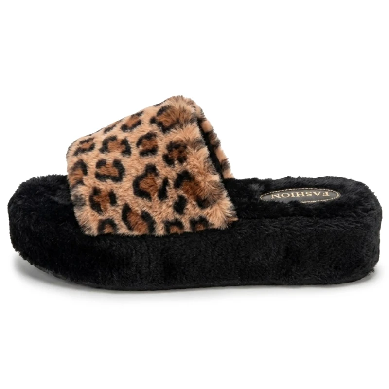 دمپایی حوله‌ای مدل leopard