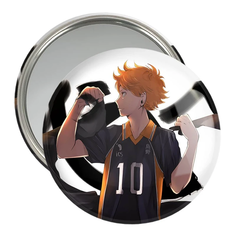 آینه جیبی خندالو مدل هیناتا شویو انیمه آبشار سرنوشت هایکیو کاگیاما  کد 11177