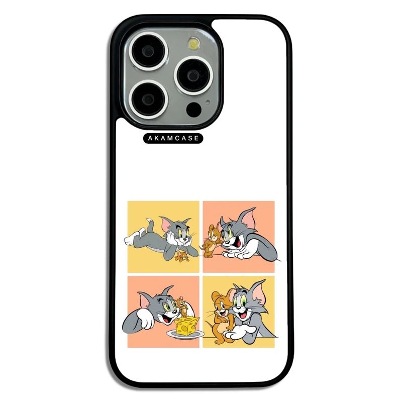 کاور آکام مدل AMC-WA15PRO-TOM & JERRY8 مناسب برای گوشی موبایل اپل iPhone 15 Pro