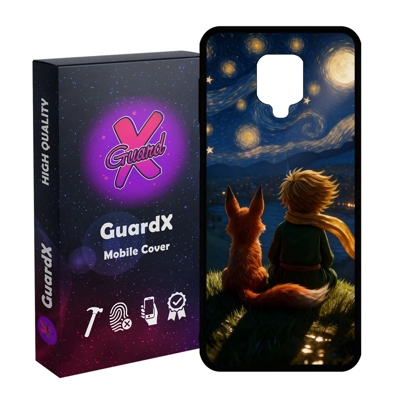 کاور گارد ایکس طرح شازده کوچولو مدل 10848 مناسب برای گوشی موبایل شیائومی Redmi Note9 Pro/Note 9 Pro Max/Redmi Note 9S/MI Poco M2 Pro