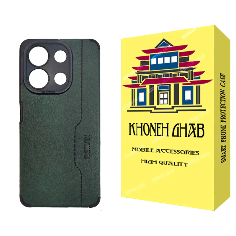  کاور خونه قاب مدل چرم طرح REMAX مناسب برای گوشی موبایل شیائومی Redmi Note 13 Pro 4G