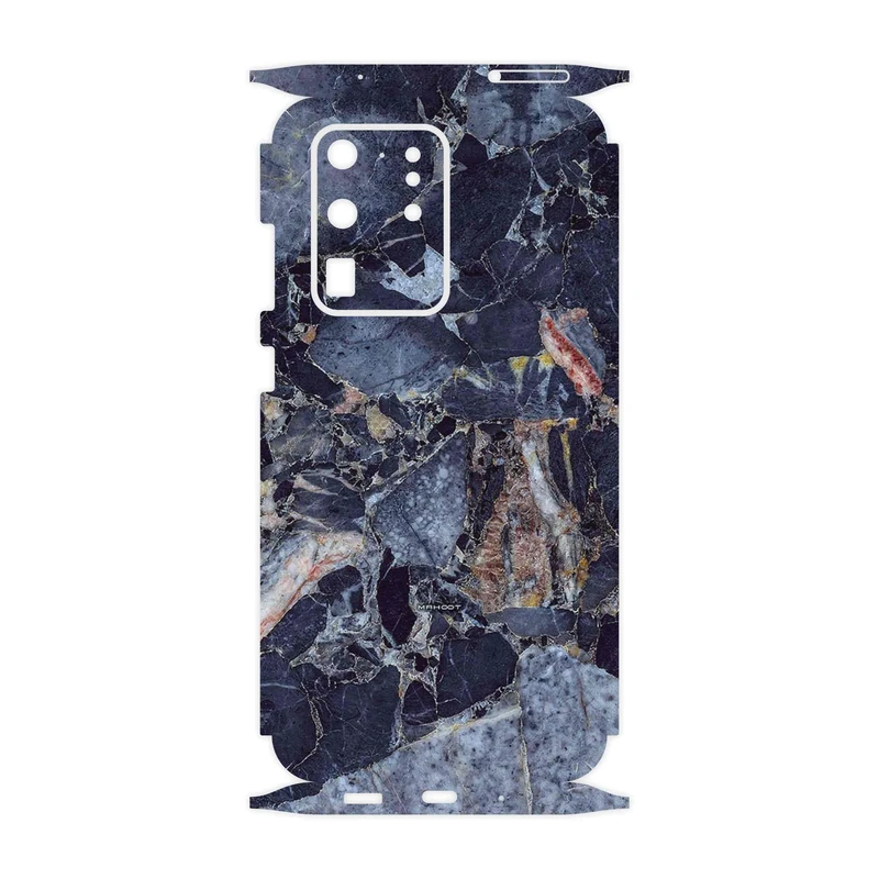برچسب پوششی ماهوت مدل Broken black marble-FullSkin مناسب برای گوشی موبایل سامسونگ Galaxy S20 Ultra