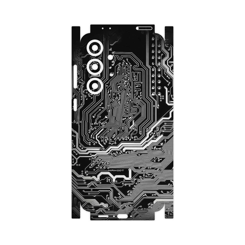 برچسب پوششی ماهوت مدل Black_Printed_Circuit_Board-FullSkin مناسب برای گوشی موبایل سامسونگ Galaxy S24 FE