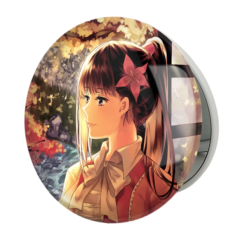 آینه جیبی خندالو طرح آیامه انیمه کابانری (Kabaneri) مدل تاشو کد 35958