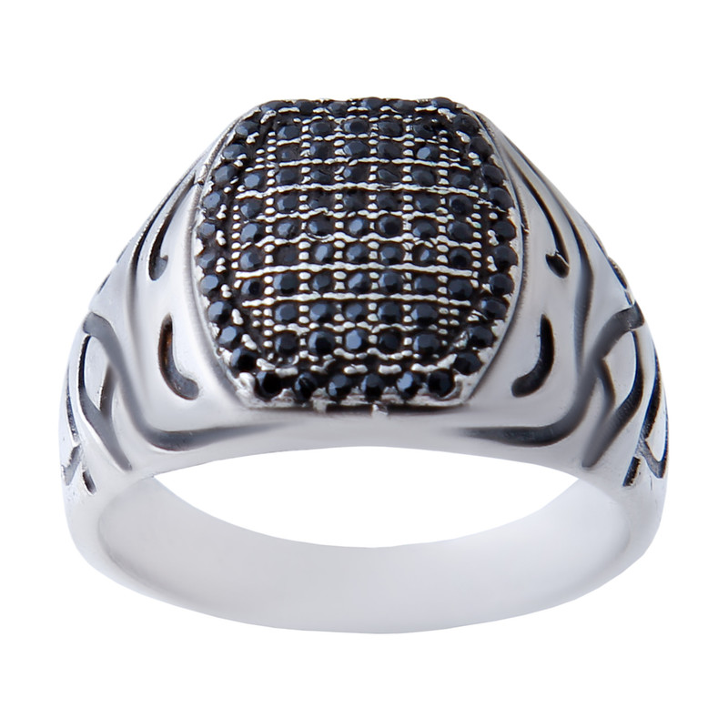  انگشتر نقره مردانه بازرگانی میلادی کد AM_818