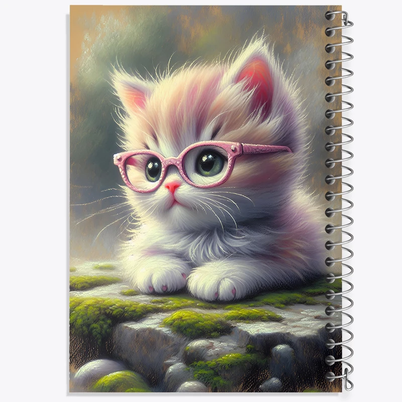 دفتر لیست خرید 50 برگ خندالو طرح گربه بامزه کد F5513