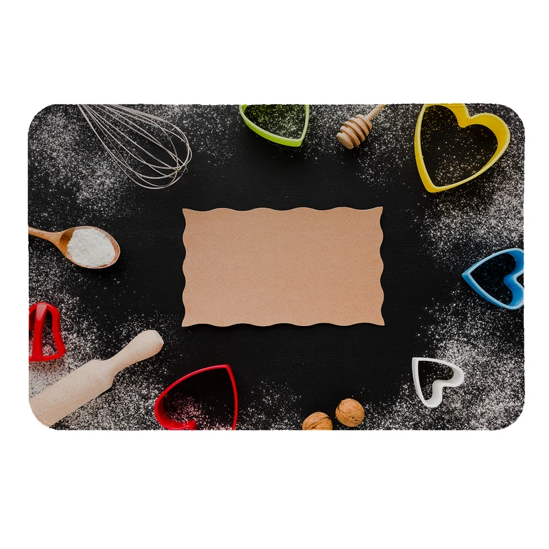  پادری طرح آشپزخانه کد 8529 سایز 80 × 50 سانتی‌متر