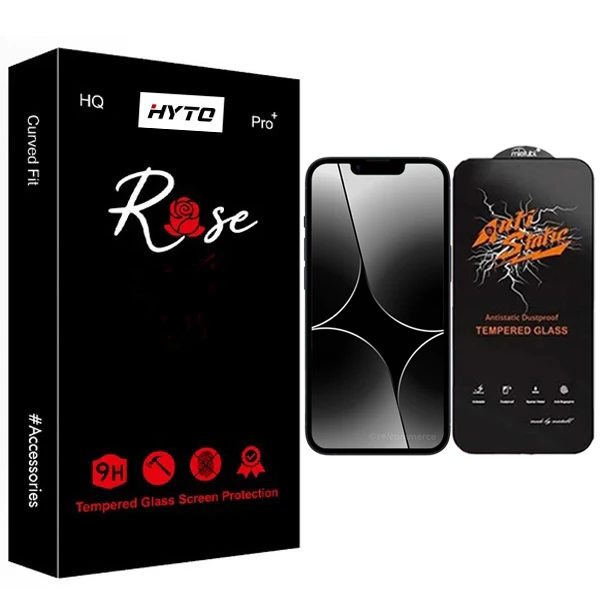 محافظ صفحه نمایش هیتو مدل Rose Antistatic Touch مناسب برای گوشی موبایل اپل IPhone 13 / 13 Pro / 14
