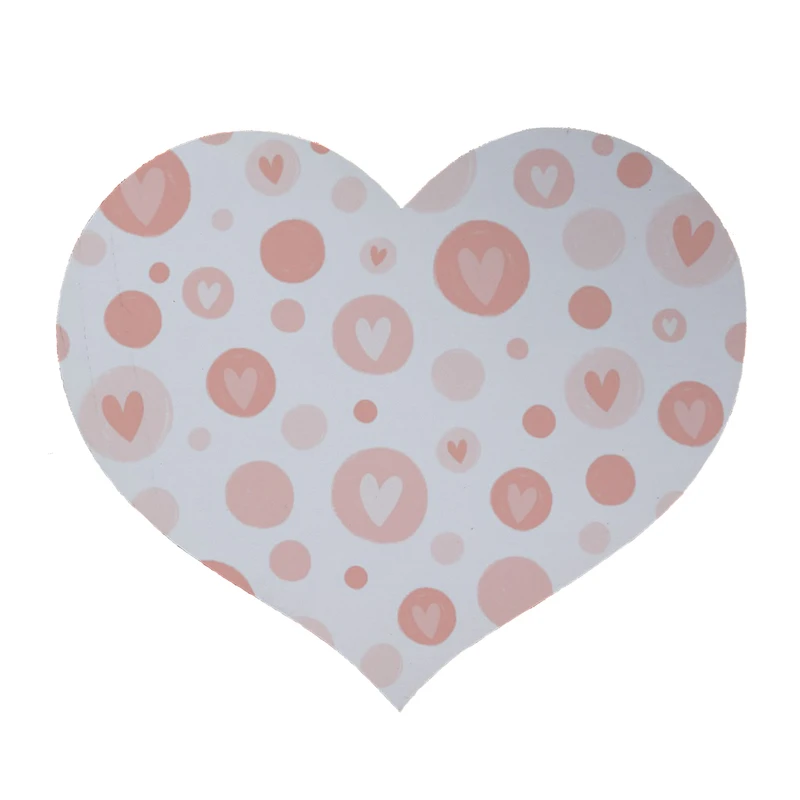  پادری طرح قلبی کد 8157 سایز 90 × 90 سانتی‌متر