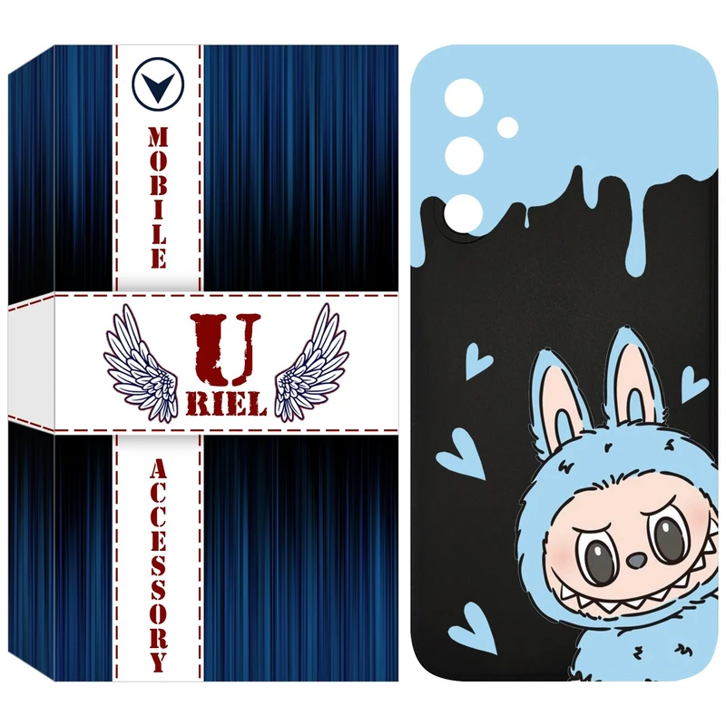 کاور یوریل قاب مدل KSH کد 131 طرح عروسک لبوبو مناسب برای گوشی موبایل سامسونگ Galaxy S23 FE