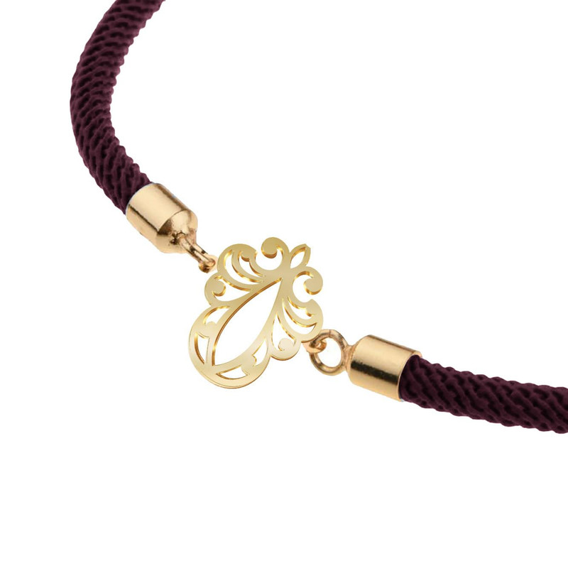 دستبند طلا 18 عیار زنانه مدوپد مدل اسلیمی کد D11-10558