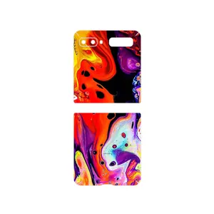 MAHOOT Abstract Oil Art Cover Sticker for Samsung Galaxy Z Flip
