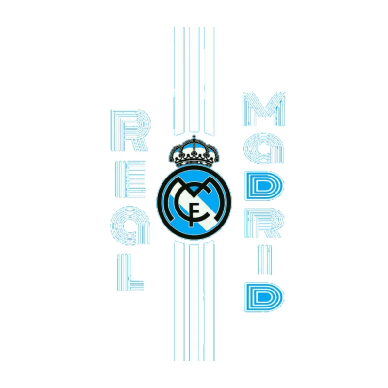 استیکر پارچه و لباس پاد آفرین مدل فوتبالی رئال مادرید کد 4564