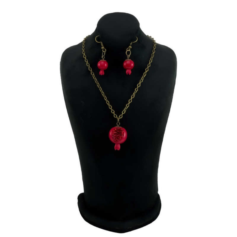 نیم ست زنانه طرح انار یلدا نیم ست زنانه طرح انار یلدا