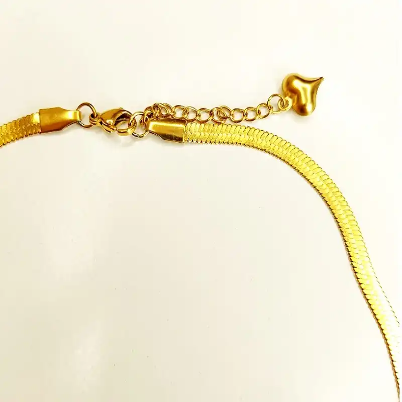 زنجیر زنانه مدل ماری استیل