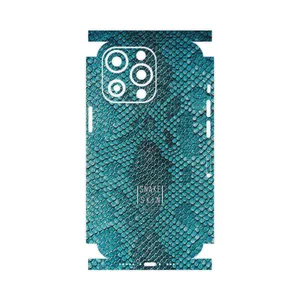 MAHOOT Blue Snake Skin-FullSkin Cover Sticker for Apple iphone 13 Pro