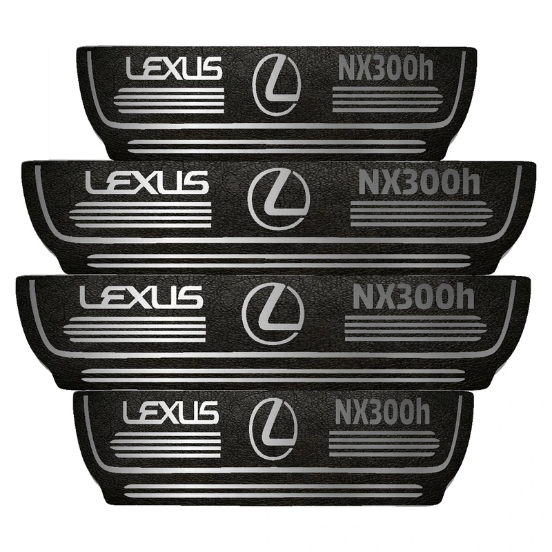  برچسب پارکابی خودرو مهدیار طرح چرم کد pka1036 مناسب برای لکسوس nx300بسته 4 عددی