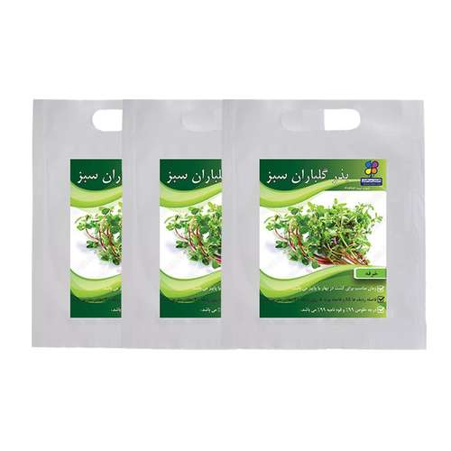 مجموعه بذر خرفه شرکت گلباران سبز گیلان بسته 3 عددی
