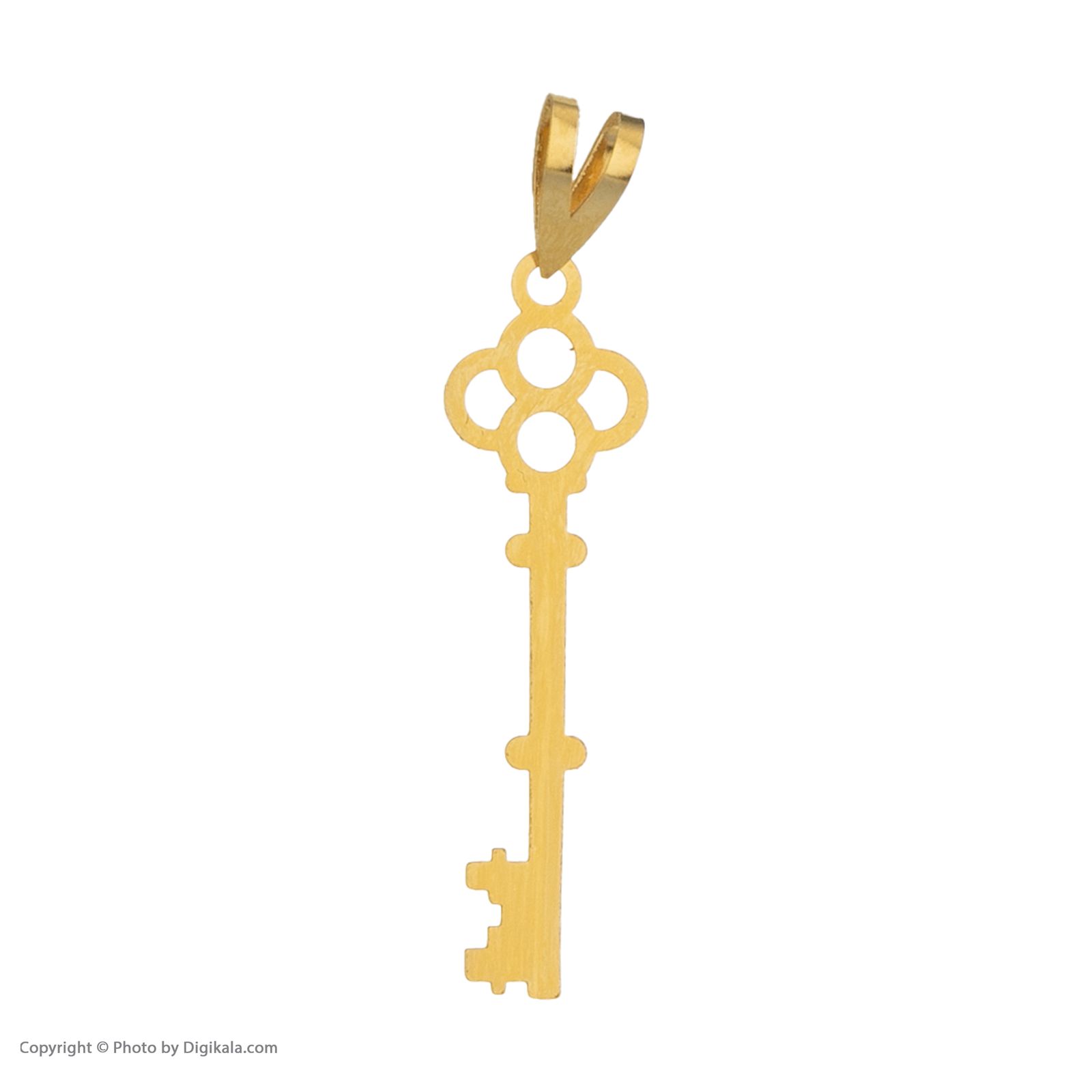 آویز گردنبند طلا 18 عیار زنانه مایا ماهک مدل MM1659 طرح کلید -  - 2