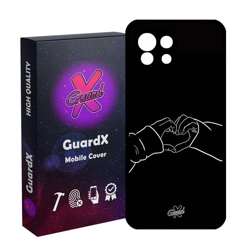 کاور گارد ایکس طرح Love مدل Glass10517 مناسب برای گوشی موبایل شیائومی  MI 11 Lite