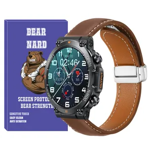 Bearnard band model Mag Leather BR TW suitable for Happytouch Size 22mm K59 Pro / K56 Pro Ultra smartwatch