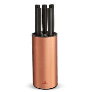 سرویس چاقو آشپزخانه 6 پارچه کاراجا مدل  Oscar Copper