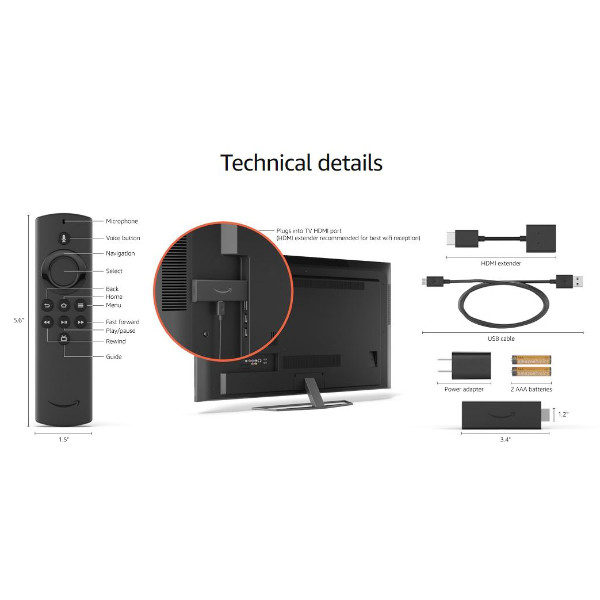 پخش کننده خانگی آمازون مدل Fire TV stick lite