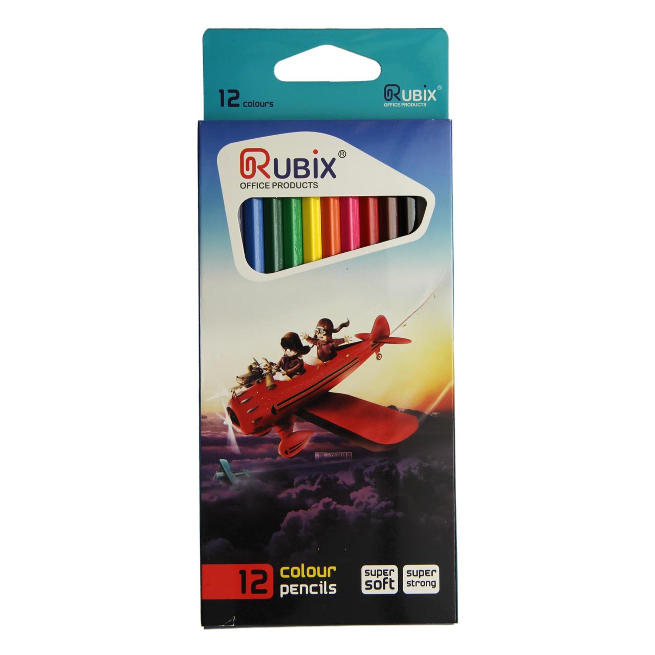 مداد رنگی 12 رنگ روبیکس MRX30