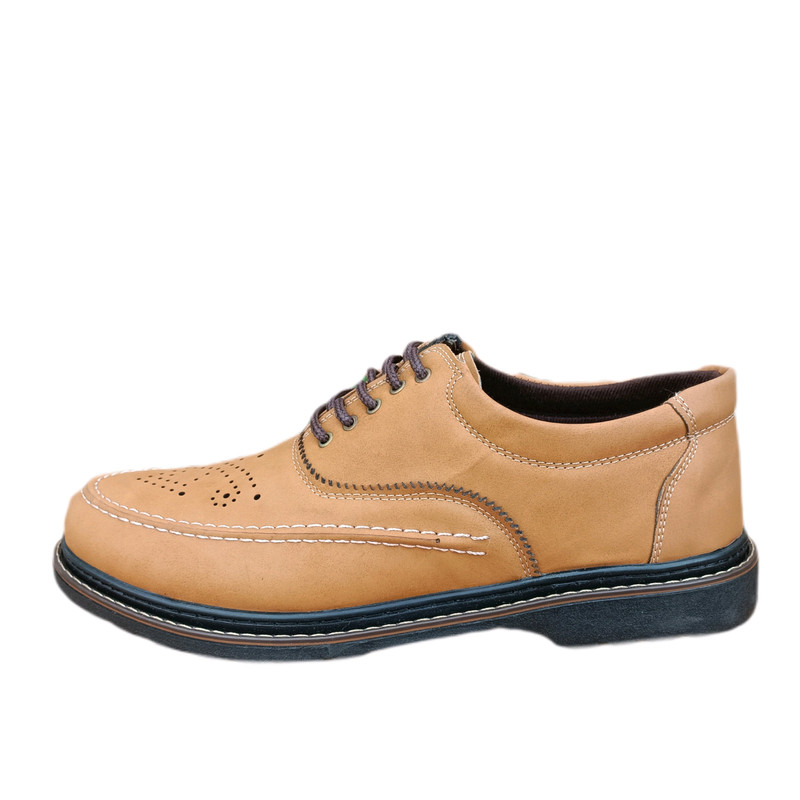 کفش مردانه مدل کلاسیک کد P.a.t رنگ خردلی