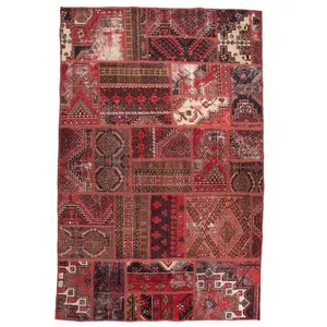 کلاژ فرش سه و نیم متری راگچری کدYZ939