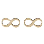 گوشواره طلا 18 عیار زنانه رزا مدل EG86