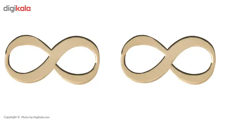 گوشواره طلا 18 عیار زنانه رزا مدل EG86