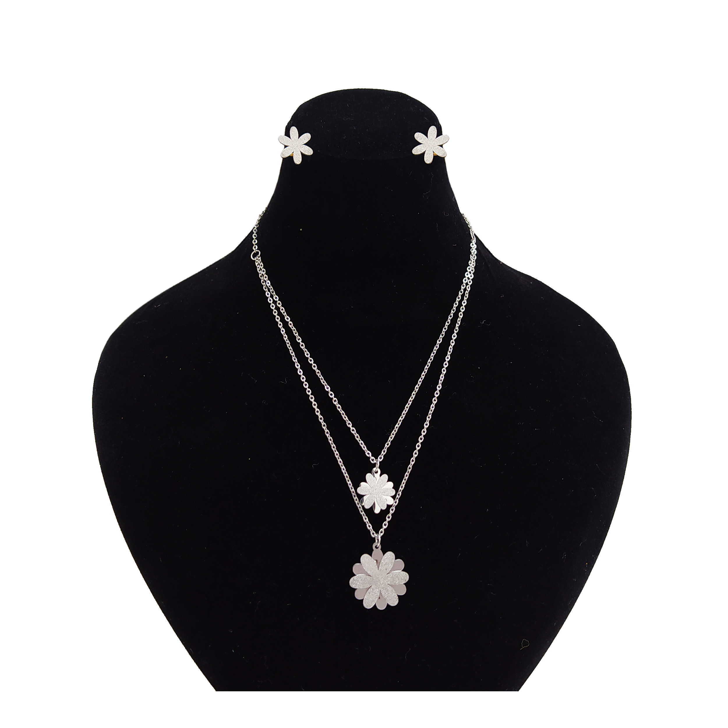 نیم ست زنانه طرح گل کد DZ13