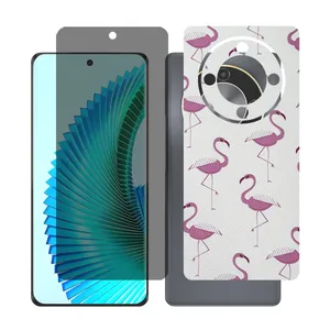 Glass together model privacy screen protector suitable for Honor X9b mobile phone with back cover sticker
