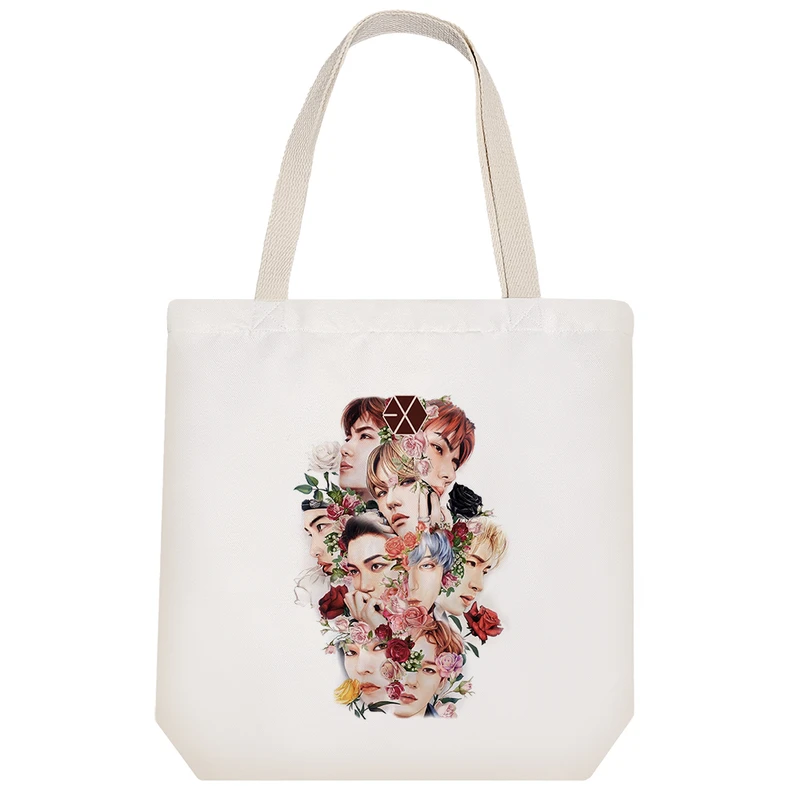 ساک خرید خندالو طرح گروه موسیقی EXO کد 20