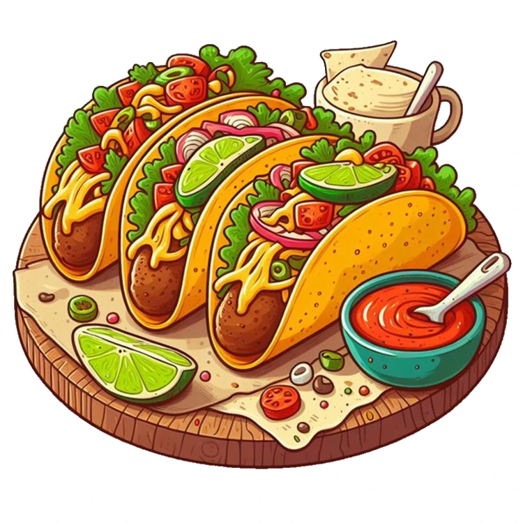 استیکر پارچه و لباس پاد آفرین مدل غذا کد DKST234