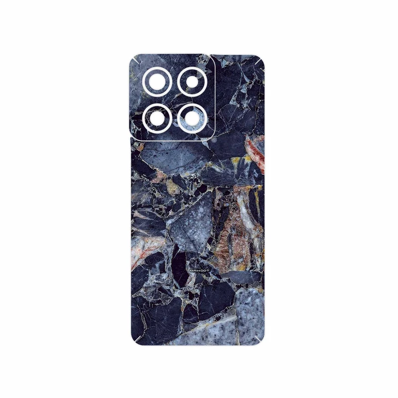برچسب پوششی ماهوت مدل Broken black marble مناسب برای گوشی موبایل موتورولا Edge 60 Pro