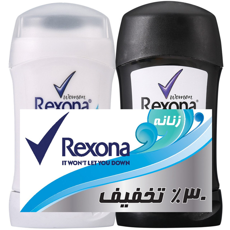 پک استیک ضد تعریق زنانه رکسونا مدل Invisible Diamond و Cotton Dry