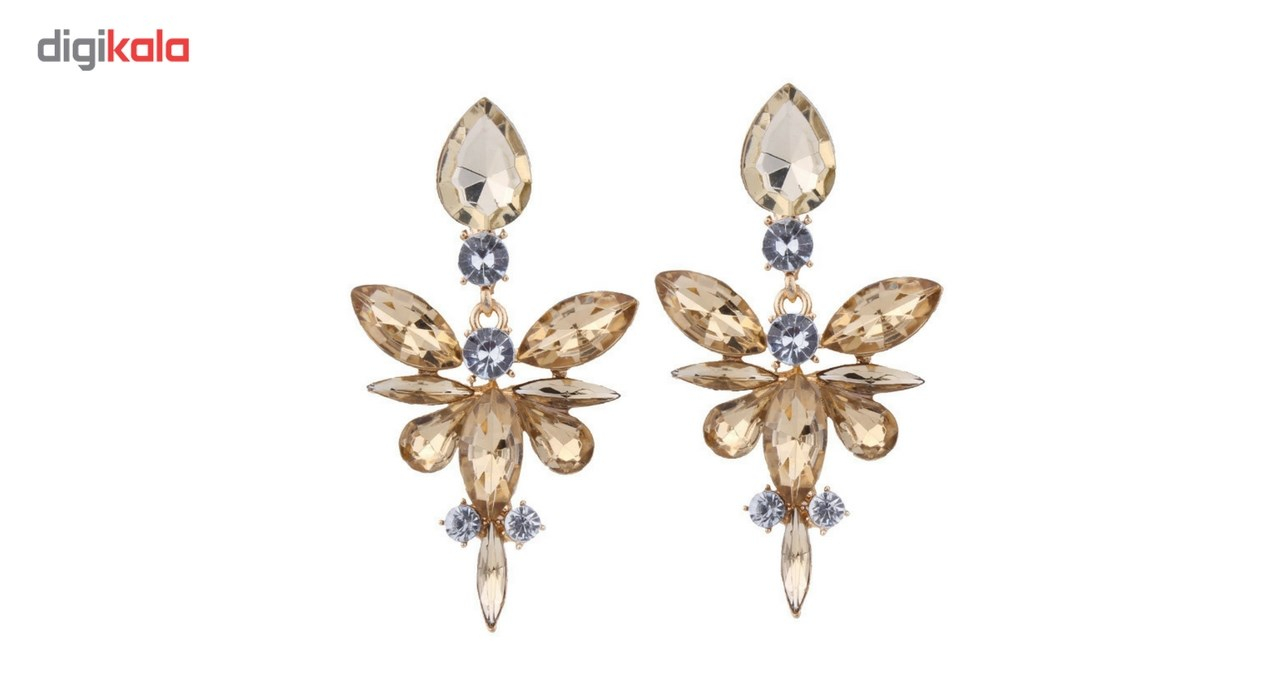 گوشواره کریستال الفین مدل el04010