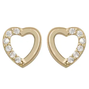 گوشواره طلا 18 عیار رزا مدل EG88