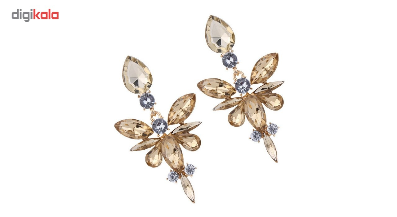 گوشواره کریستال الفین مدل el04010